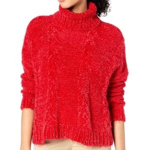 BB Dakota - Jack Women's Sweater Fuzzy Turtleneck Knit Long Sleeve